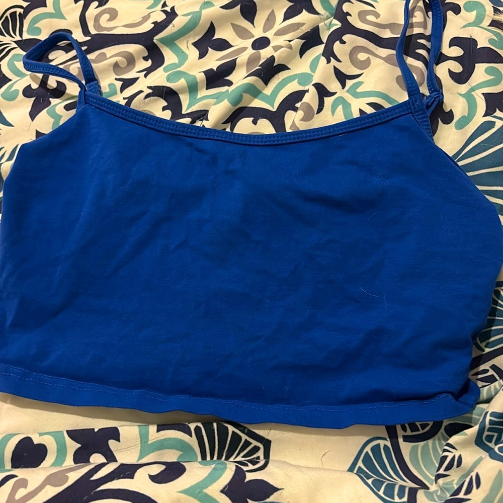 cropped tank top, soft material